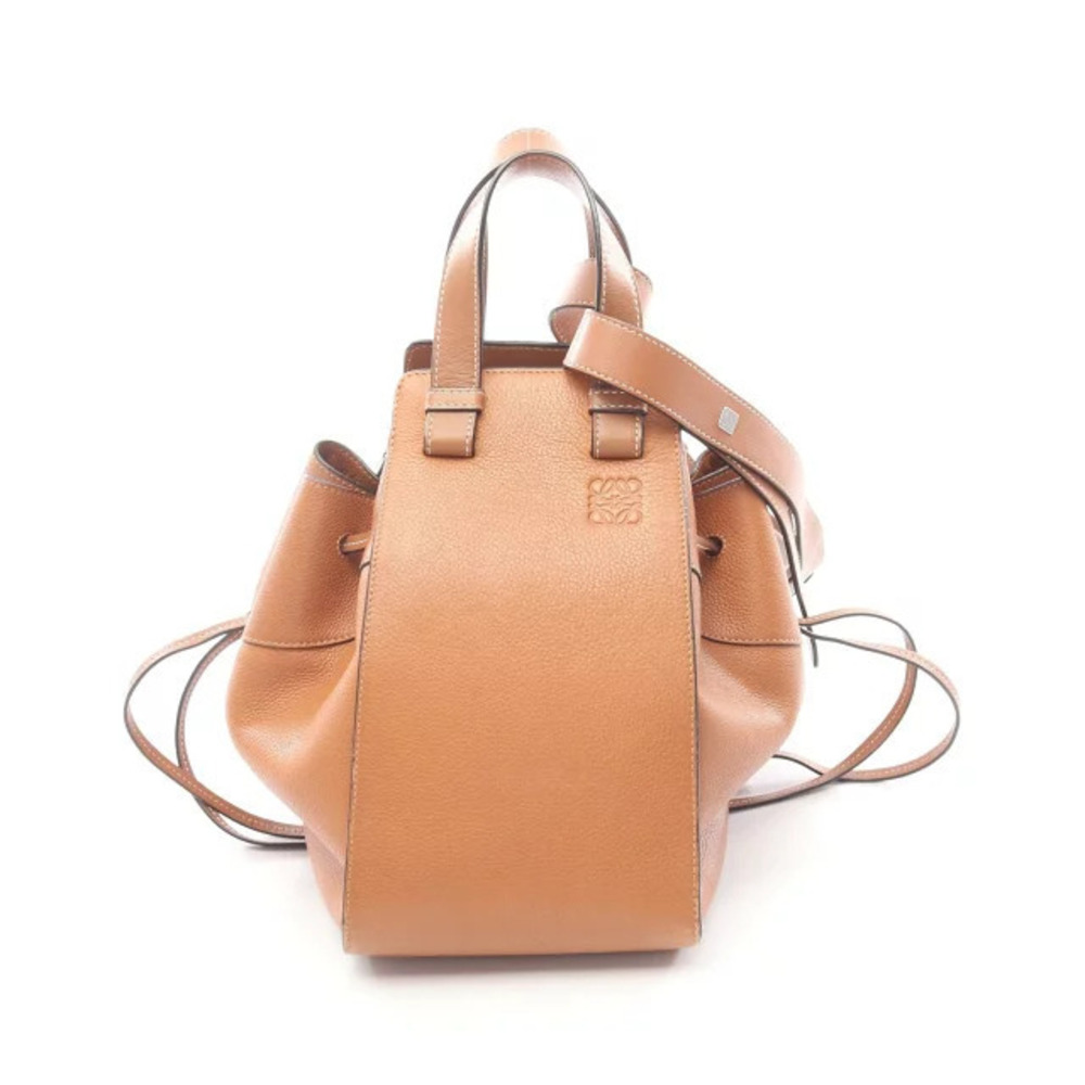 Loewe HAMMOCK Handbag Leather Brown